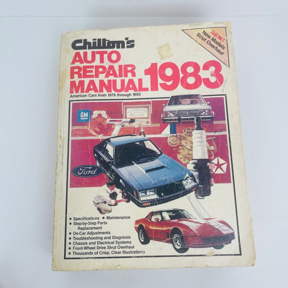 Chilton Auto Repair Manual 1983 American Cars 1976-1983 Kmart Edition Fair